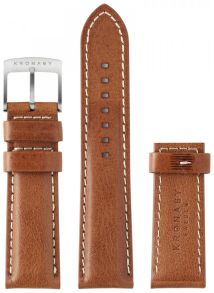 Kronaby Brown Leather Strap 22mm BC10787