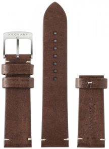 Kronaby Dark Brown Leather Strap 22mm BC10788