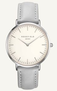 Rosefield Bowery White Grey Silver 38mm BWGS-B10