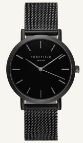 Rosefield Mercer Black Black 38mm MBB-M43