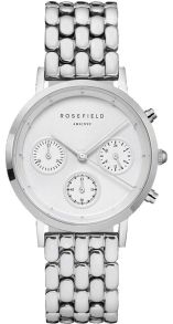 Rosefield Gabby White Silver 33mm NWG-N92
