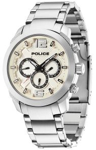 Police Triumph Silver White PL13934JS/06M